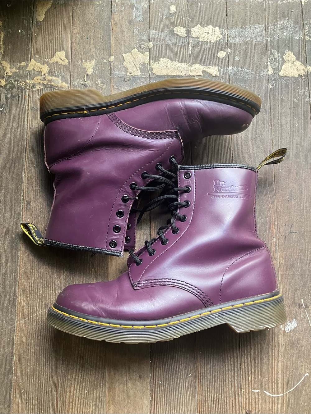 Purple Dr. Martens